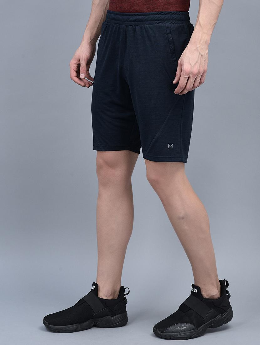 men mid rise solid shorts - 21601405 -  Standard Image - 1