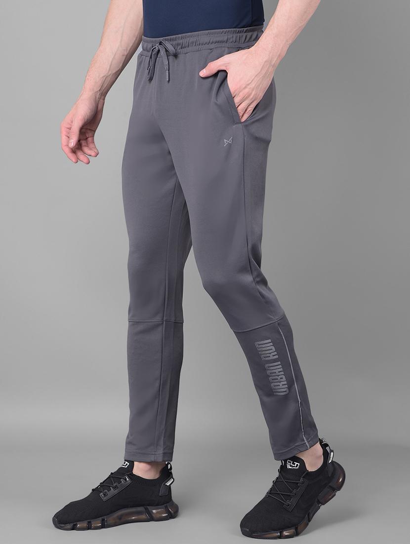 men mid rise solid full length track pant - 21601439 -  Standard Image - 1