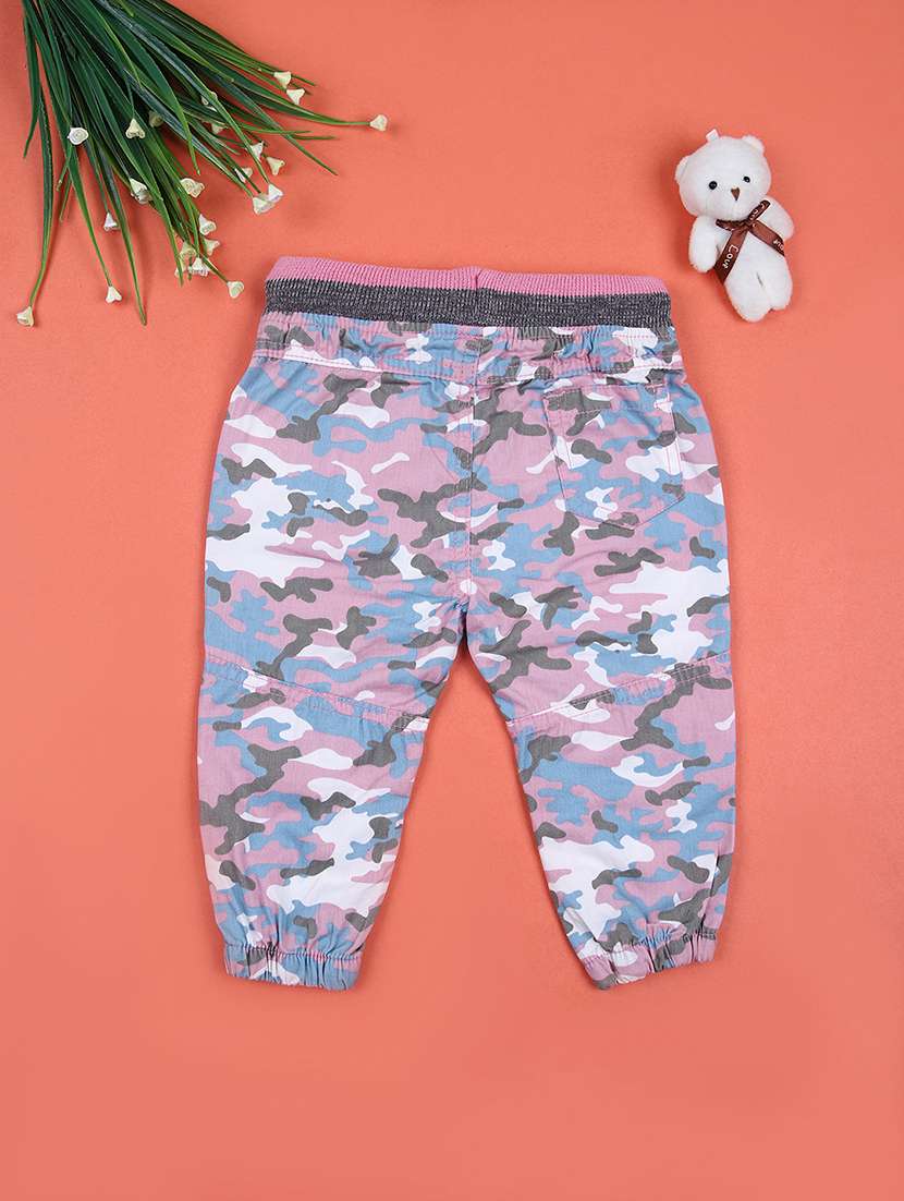 boys camoflage print mid rise jogger - 21606423 - Standard Image - 1