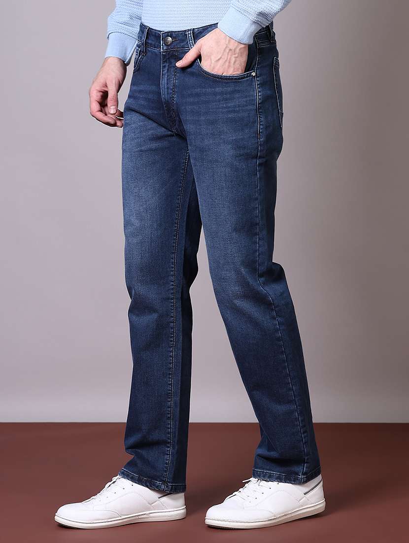 Blue Cotton Jeans