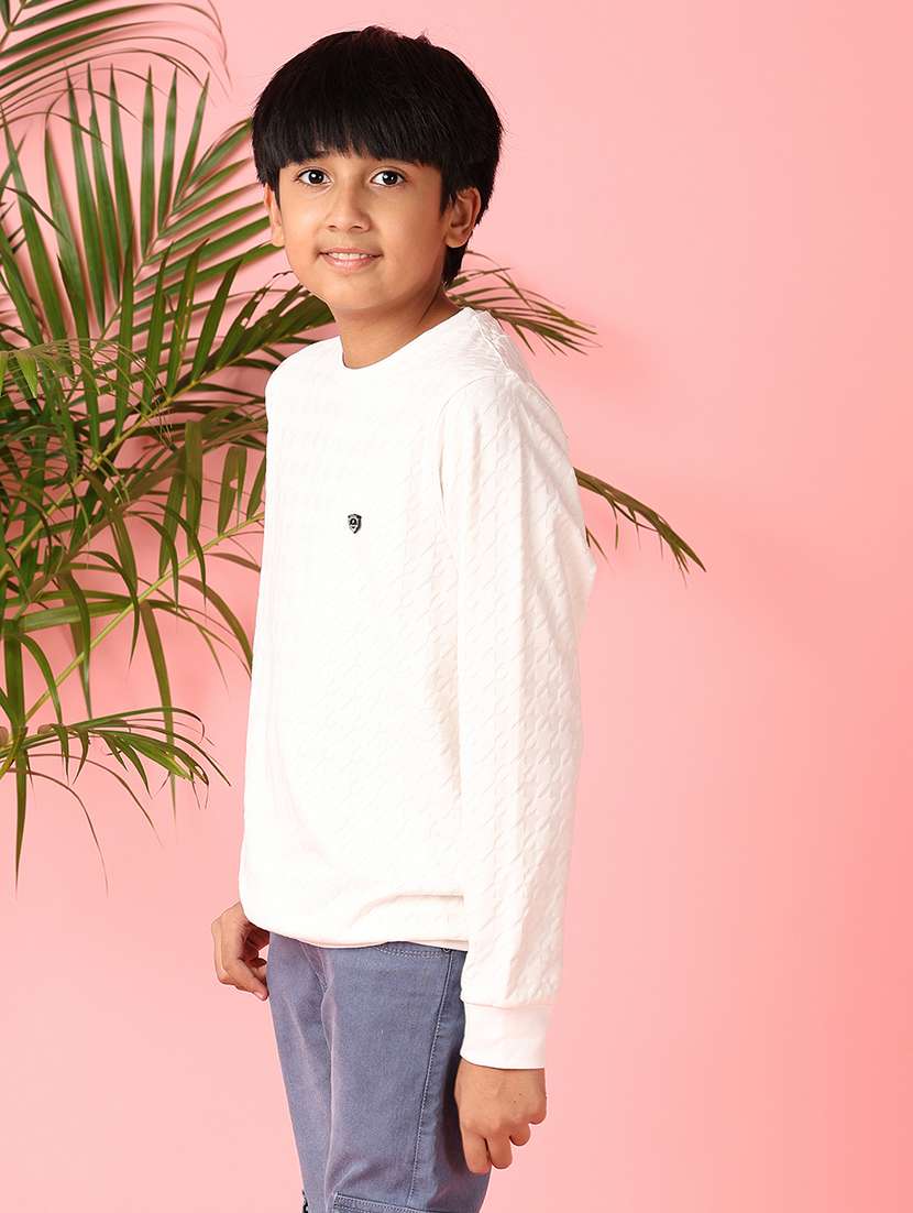 boys long sleeves solid t-shirt - 21607032 -  Standard Image - 1