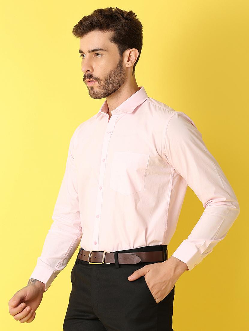 men solid long sleeve formal shirt - 21607216 -  Standard Image - 1