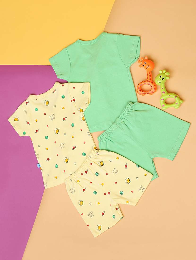 kids pack of 2 printed shorts set - 21607391 -  Standard Image - 1