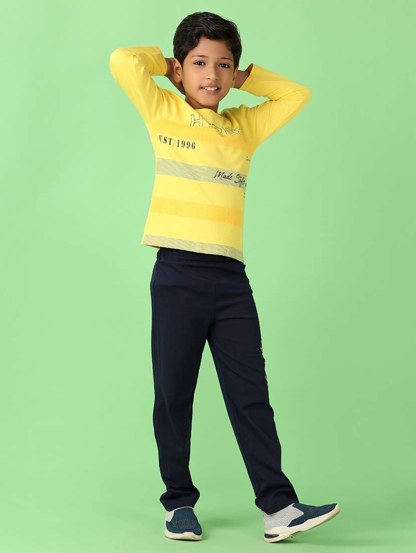 boys typographiy round neck full length sets - 21607592 -  Standard Image - 1