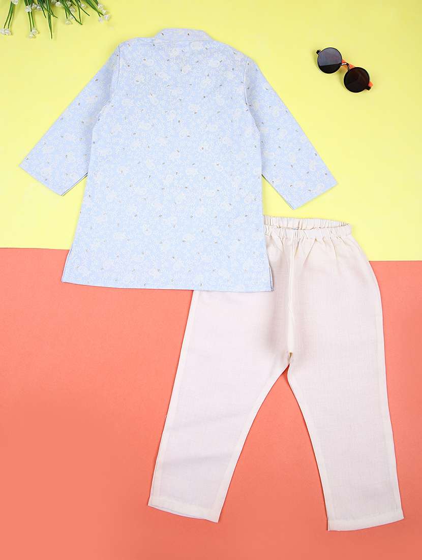 sky blue cotton jackets & coat - 21607679 -  Standard Image - 1