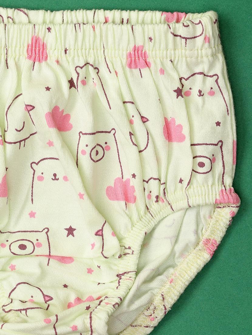 girls pack of 2 printed frock with bloomer set - 21607844 - Standard Image - 4