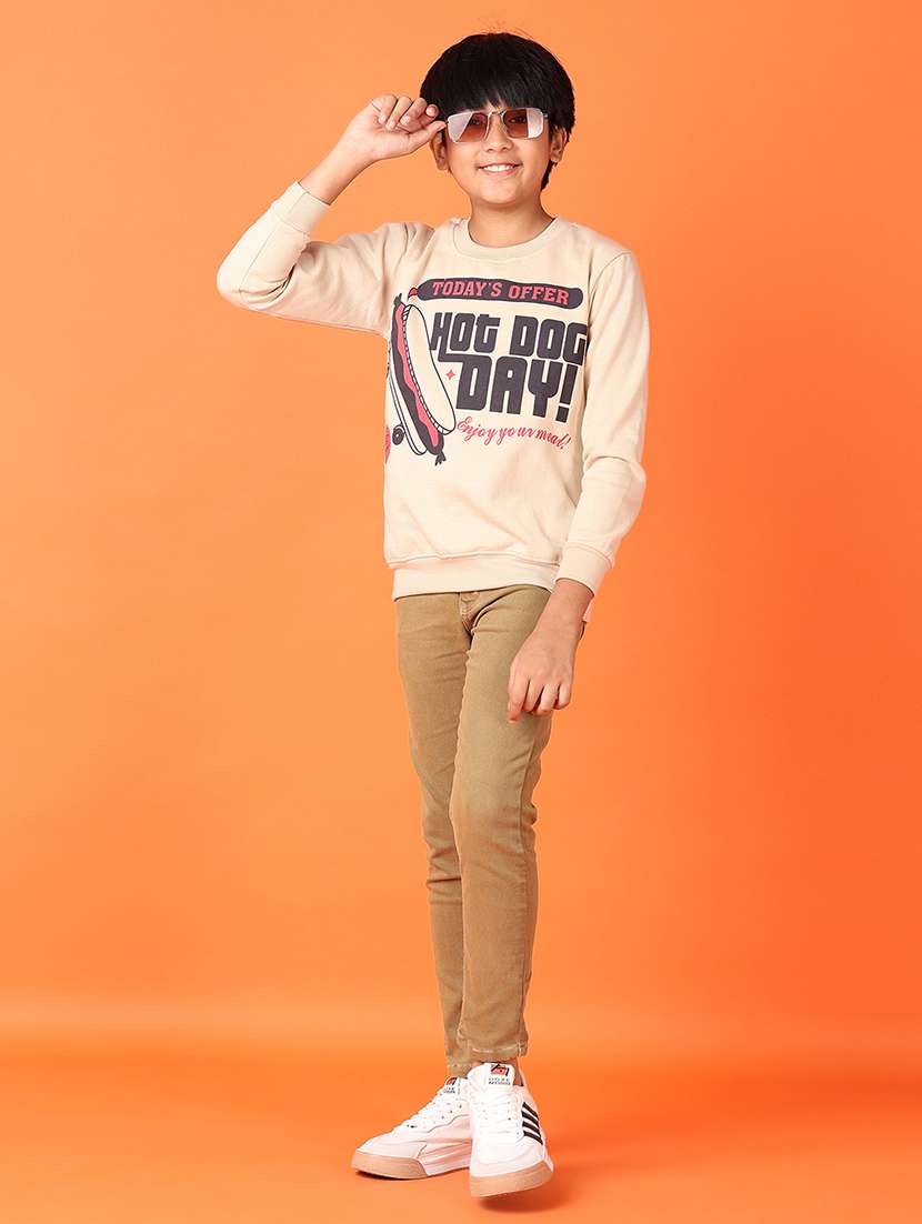 boys mid rise plain jeans - 21607983 -  Standard Image - 4