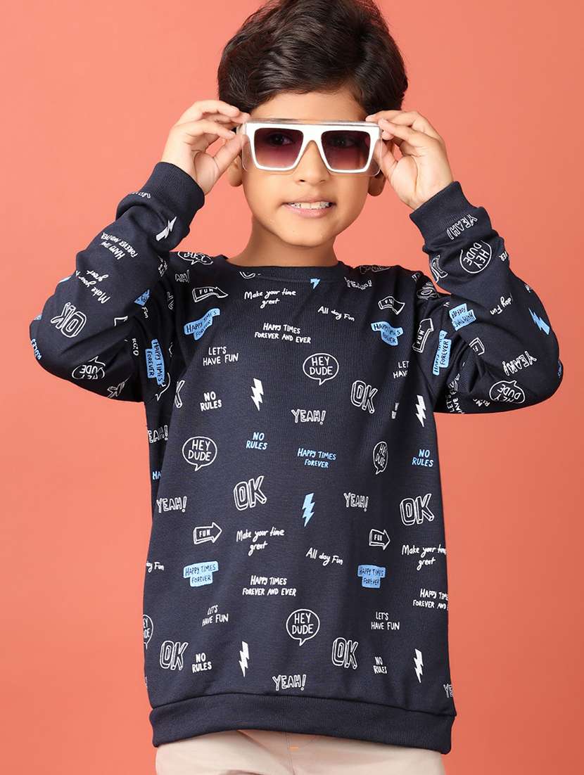 boys long sleeves printed t-shirt - 21608128 -  Standard Image - 1