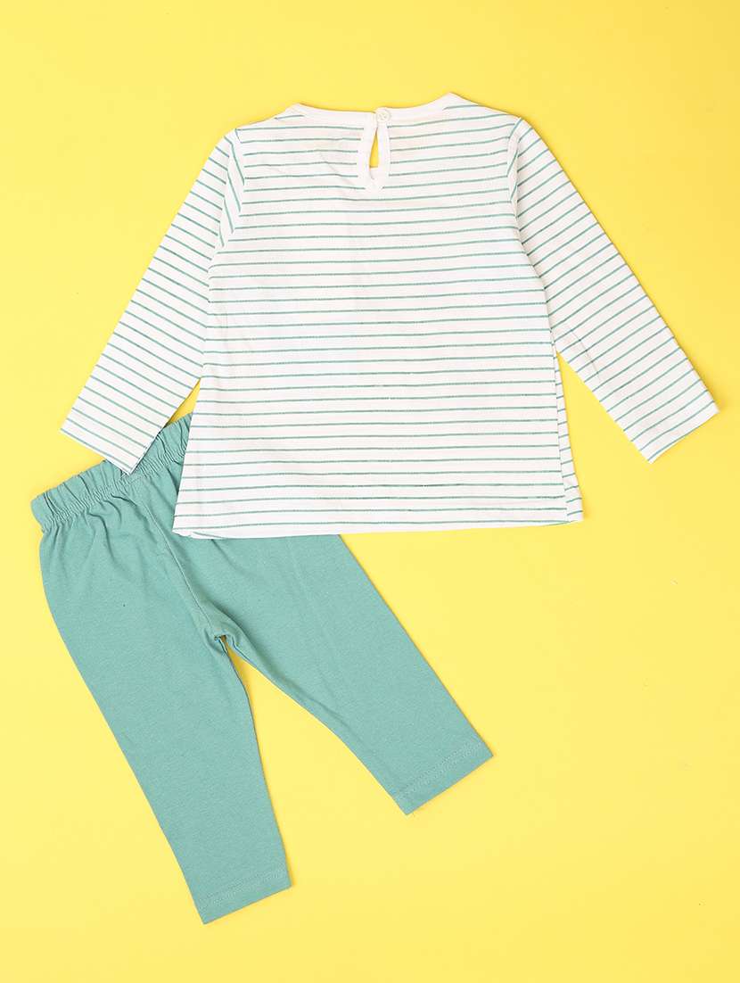 kids printed full length twin set - 21608139 -  Standard Image - 1