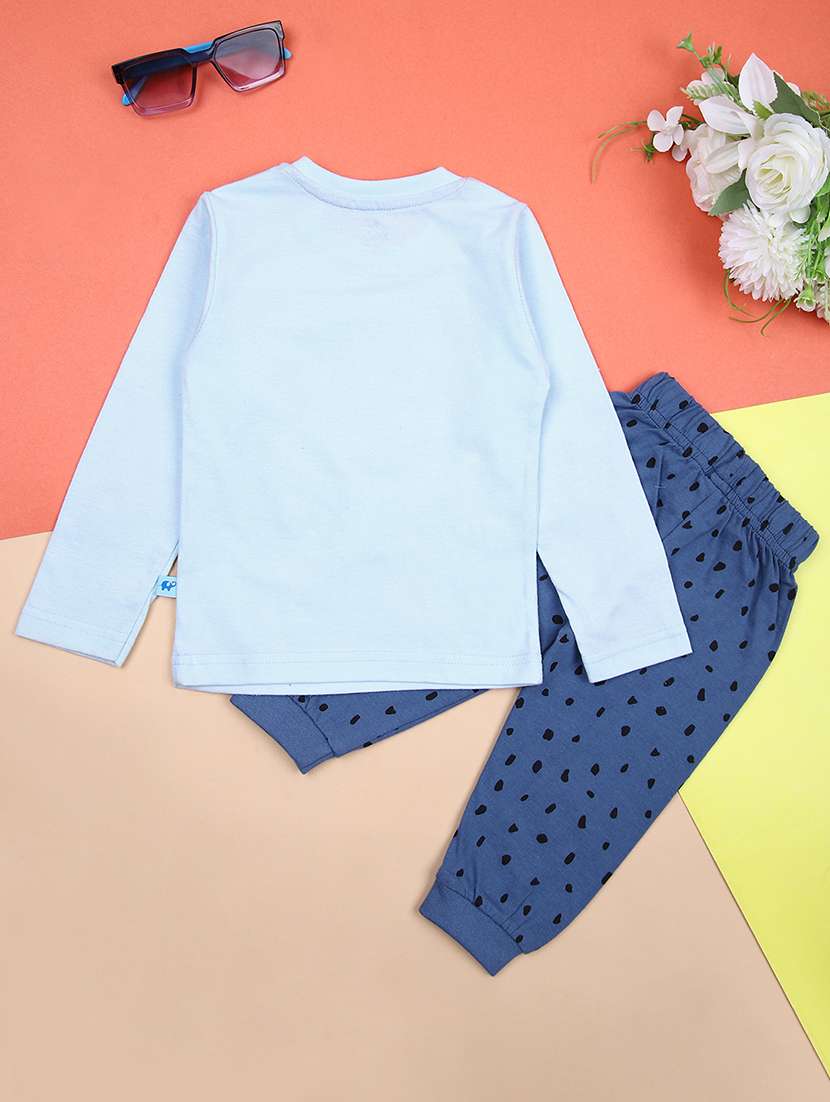 boys printed casual wear full length set - 21608188 -  Standard Image - 1