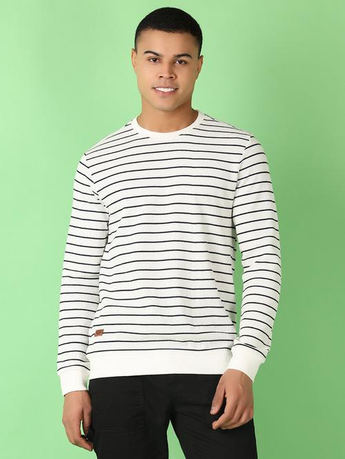 men long sleeves striped t-shirt - 21608213 - Standard Image - 0
