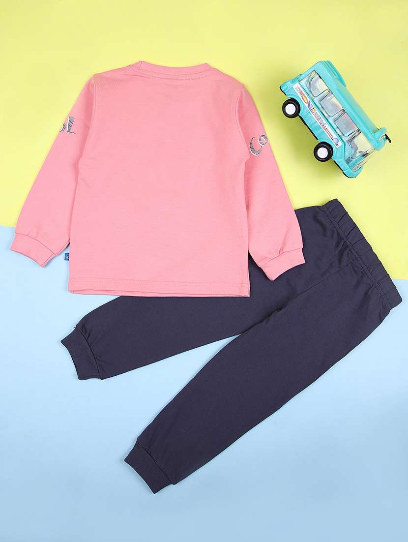 kids printed full length twin set - 21608255 - Standard Image - 1