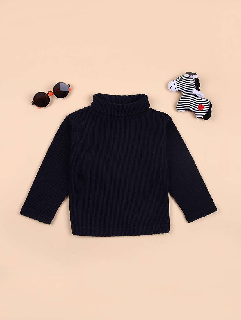 boys solid acrylic long sleeve sweater - 21608417 -  Standard Image - 1