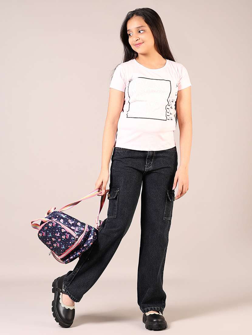 girls printed short sleeve tee - 21608728 -  Standard Image - 4