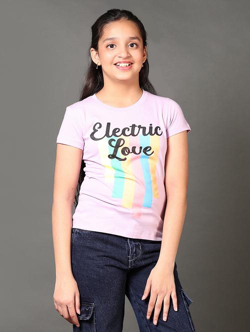 girls printed short sleeves tee - 21608834 -  Standard Image - 0