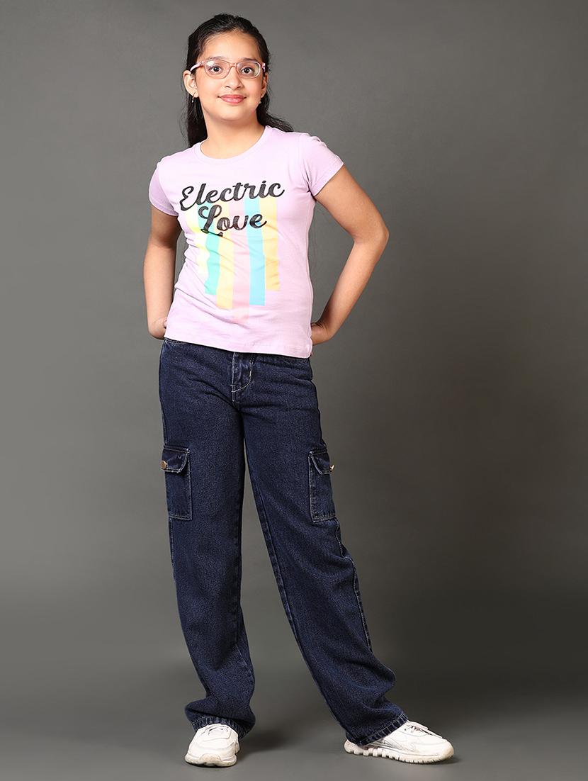 girls printed short sleeves tee - 21608834 - Standard Image - 4
