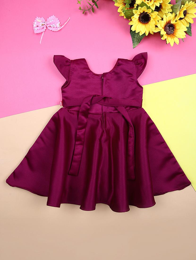 girls embellish round neck frock - 21608906 -  Standard Image - 1