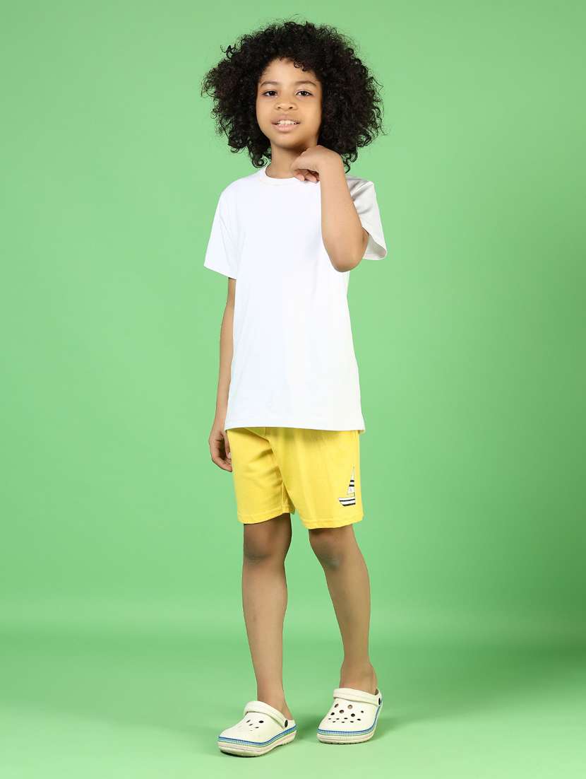 boys color blocked mid rise shorts  - 21609077 -  Standard Image - 4