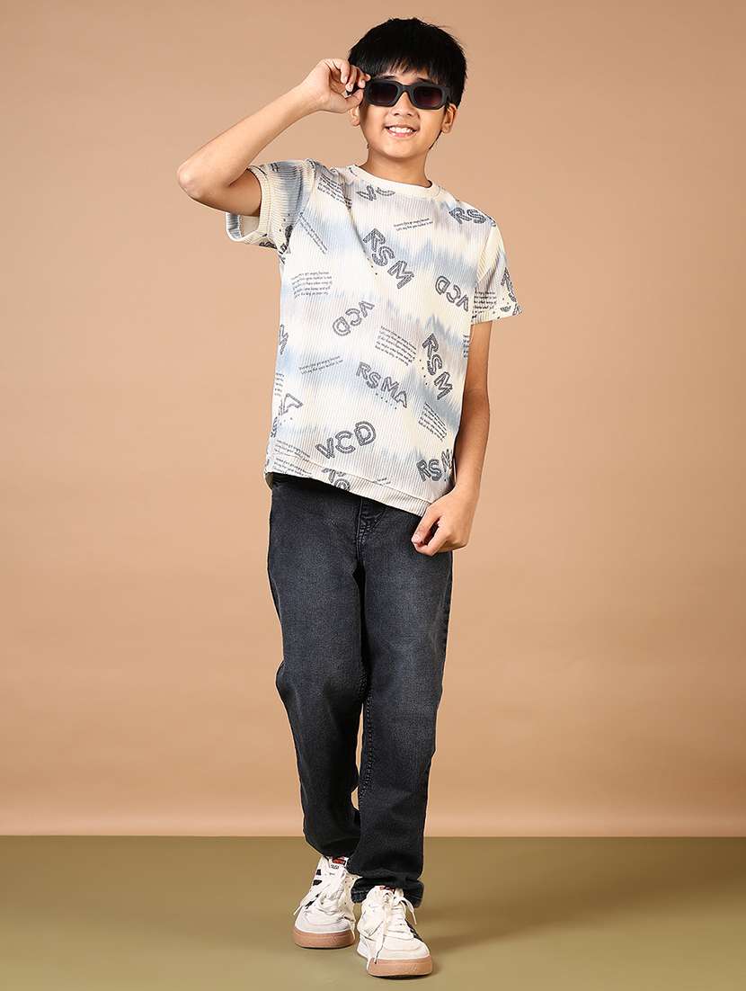 boys printed short sleeves t-shirt - 21609112 -  Standard Image - 4