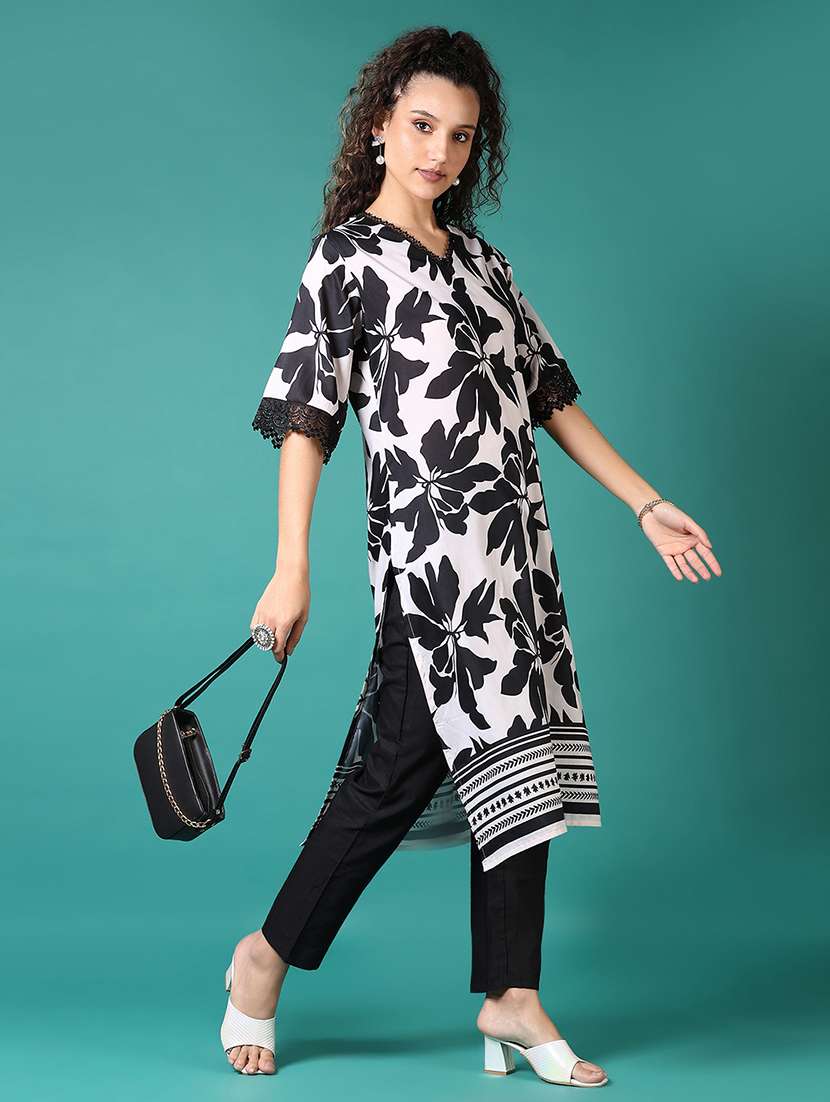 women solid ankle length tapered pants - 21609124 -  Standard Image - 4