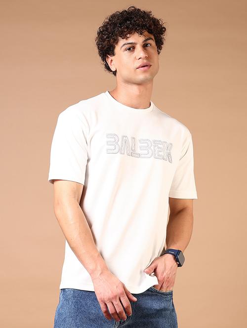 men chest print round neck regular fit t-shirt - 21609149 - Standard Image - 0