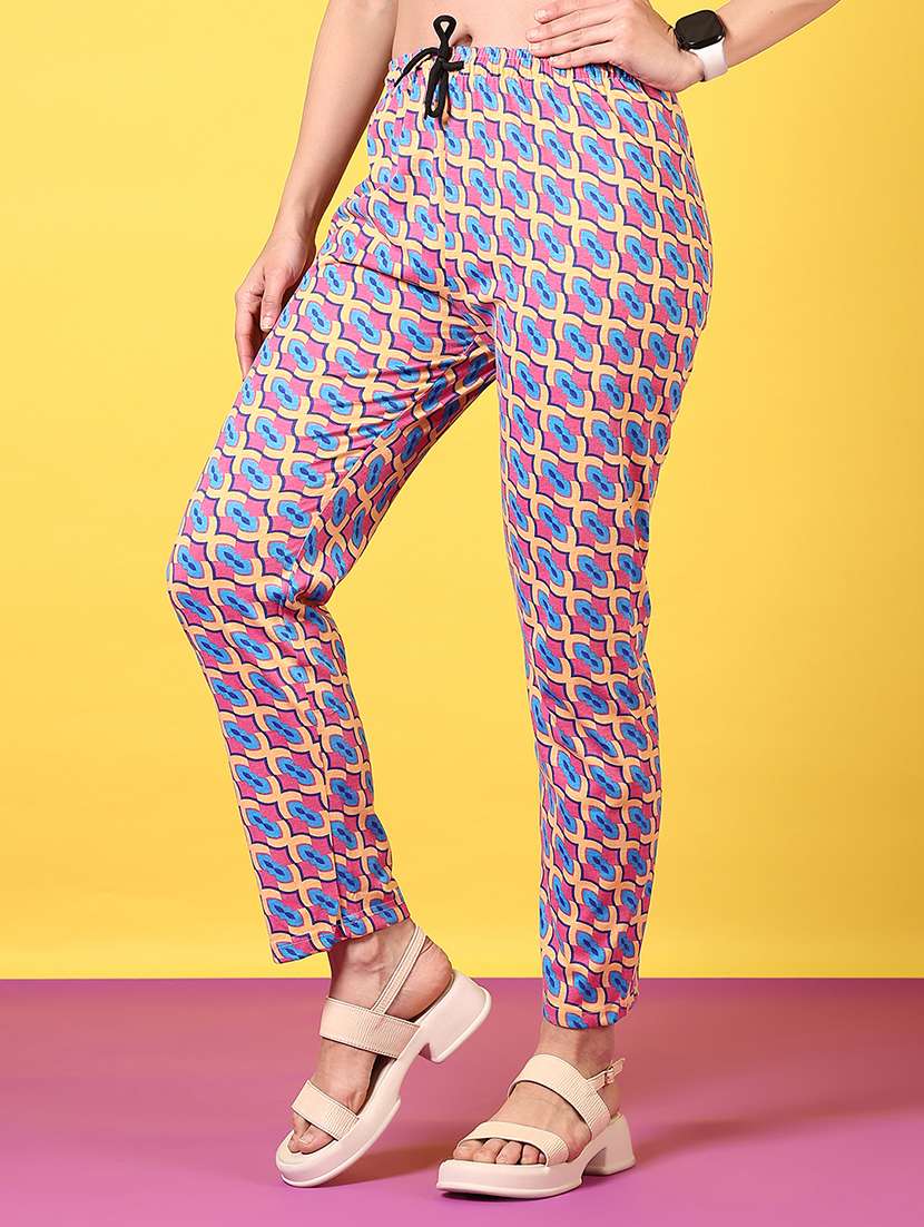 women printed cotton pajama - 21609437 -  Standard Image - 1