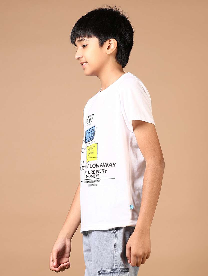 boys printed short sleeve t-shirt - 21609624 - Standard Image - 1