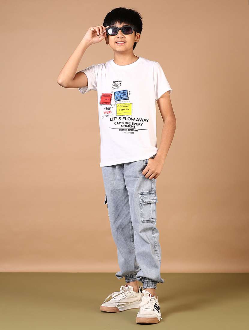 boys printed short sleeve t-shirt - 21609624 - Standard Image - 4