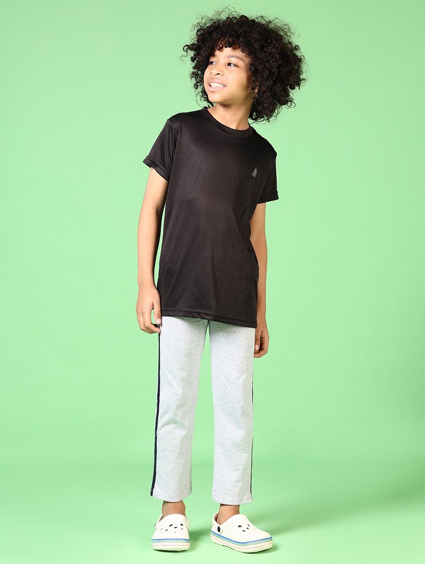 boys grey solid nightwear pyjamas - 21610181 - Standard Image - 4