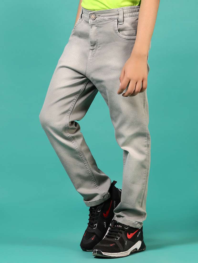 boys solid mid rise relaxed fit jean - 21610581 -  Standard Image - 1