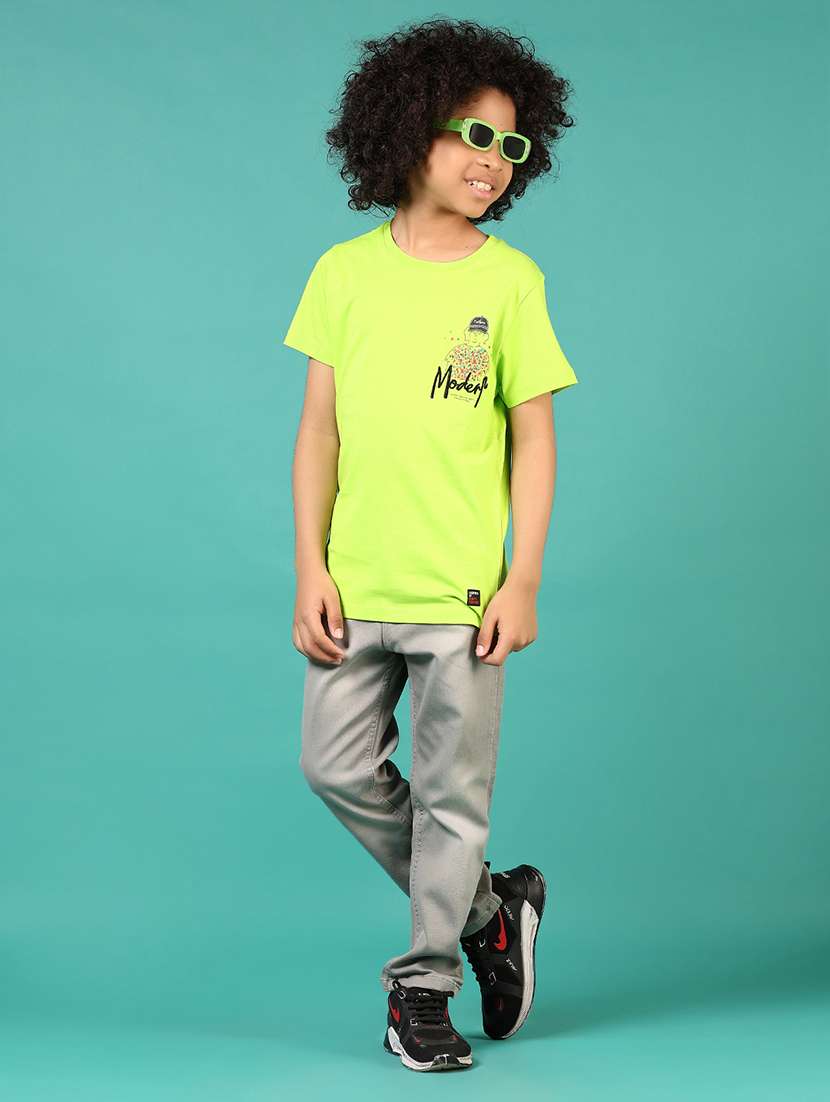 boys solid mid rise relaxed fit jean - 21610581 -  Standard Image - 4