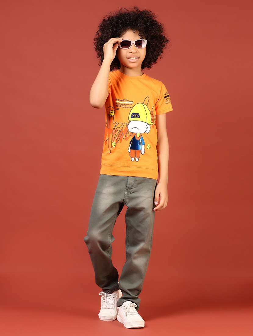boys solid mid rise relaxed fit jean - 21610584 - Standard Image - 4