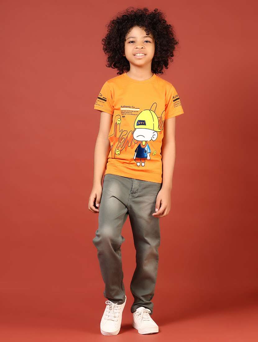 boys solid mid rise relaxed fit jean - 21610584 - Standard Image - 6
