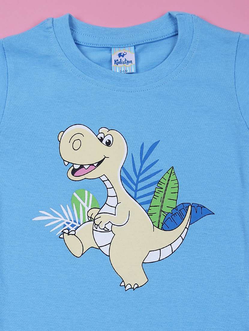 boys pack of 3 printed t-shirts - 21610685 -  Standard Image - 4
