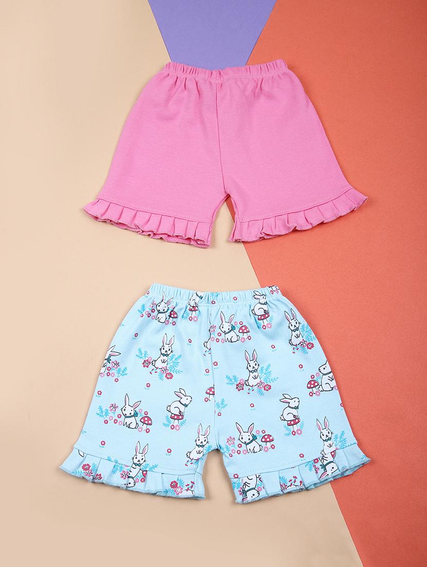 kids pack of 2 printed shorts - 21610836 -  Standard Image - 1