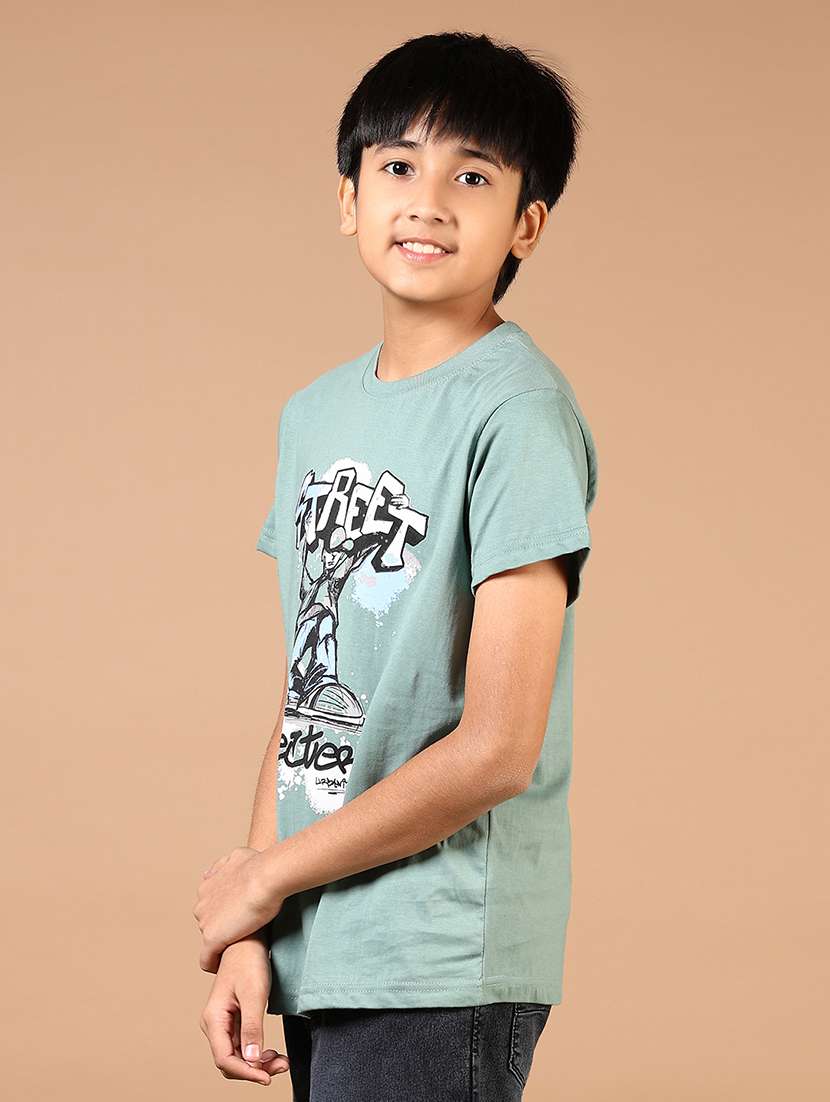 boys printed short sleeve t-shirt - 21610983 - Standard Image - 1