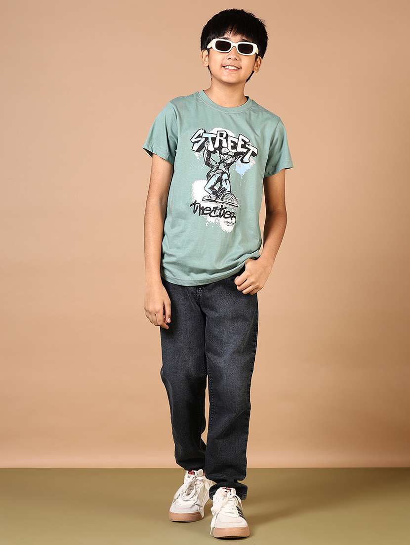 boys printed short sleeve t-shirt - 21610983 - Standard Image - 4