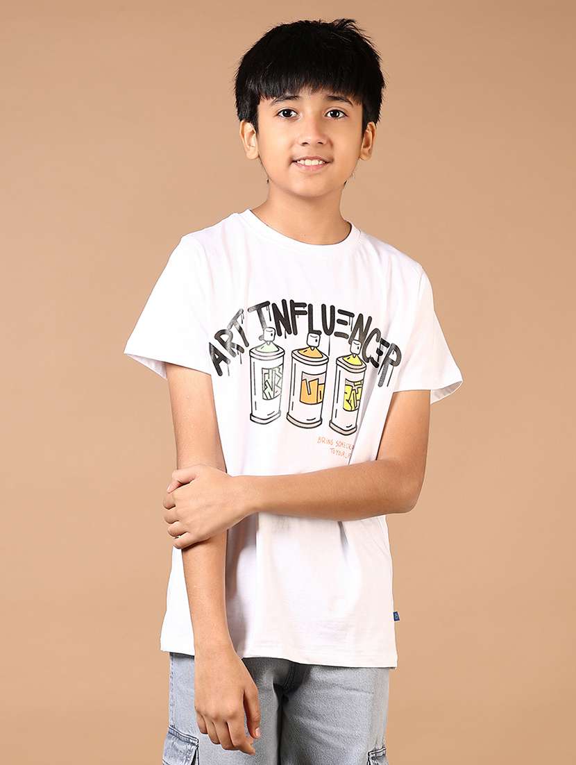 boys printed short sleeve t-shirt