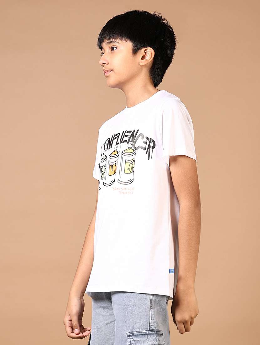 boys printed short sleeve t-shirt - 21611017 -  Standard Image - 1
