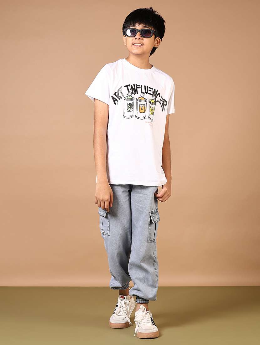 boys printed short sleeve t-shirt - 21611017 -  Standard Image - 4