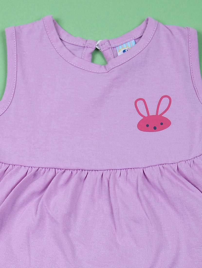 girls pack of 3 printed frocks - 21611311 -  Standard Image - 4