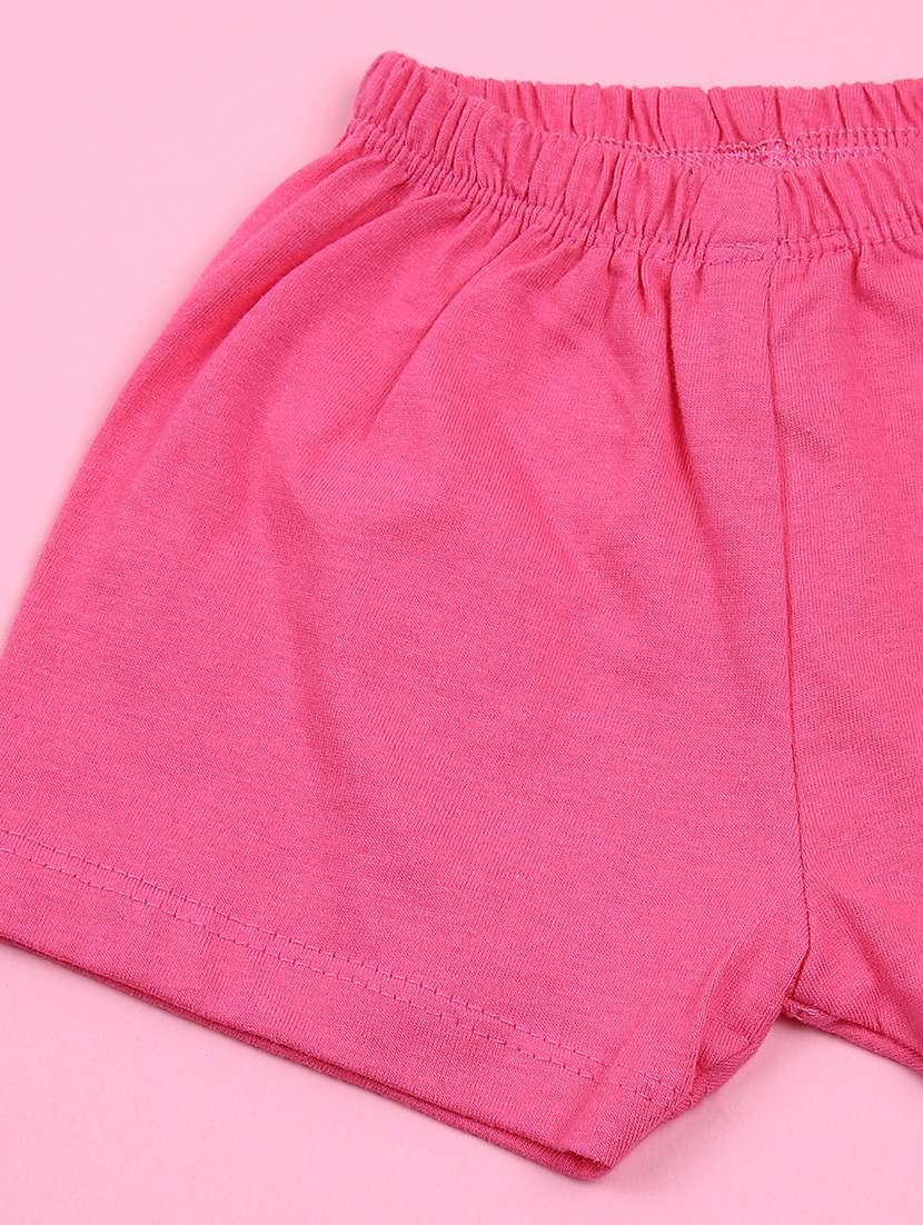 kids pack of 2 printed t-shirt & shorts set - 21611421 - Standard Image - 4