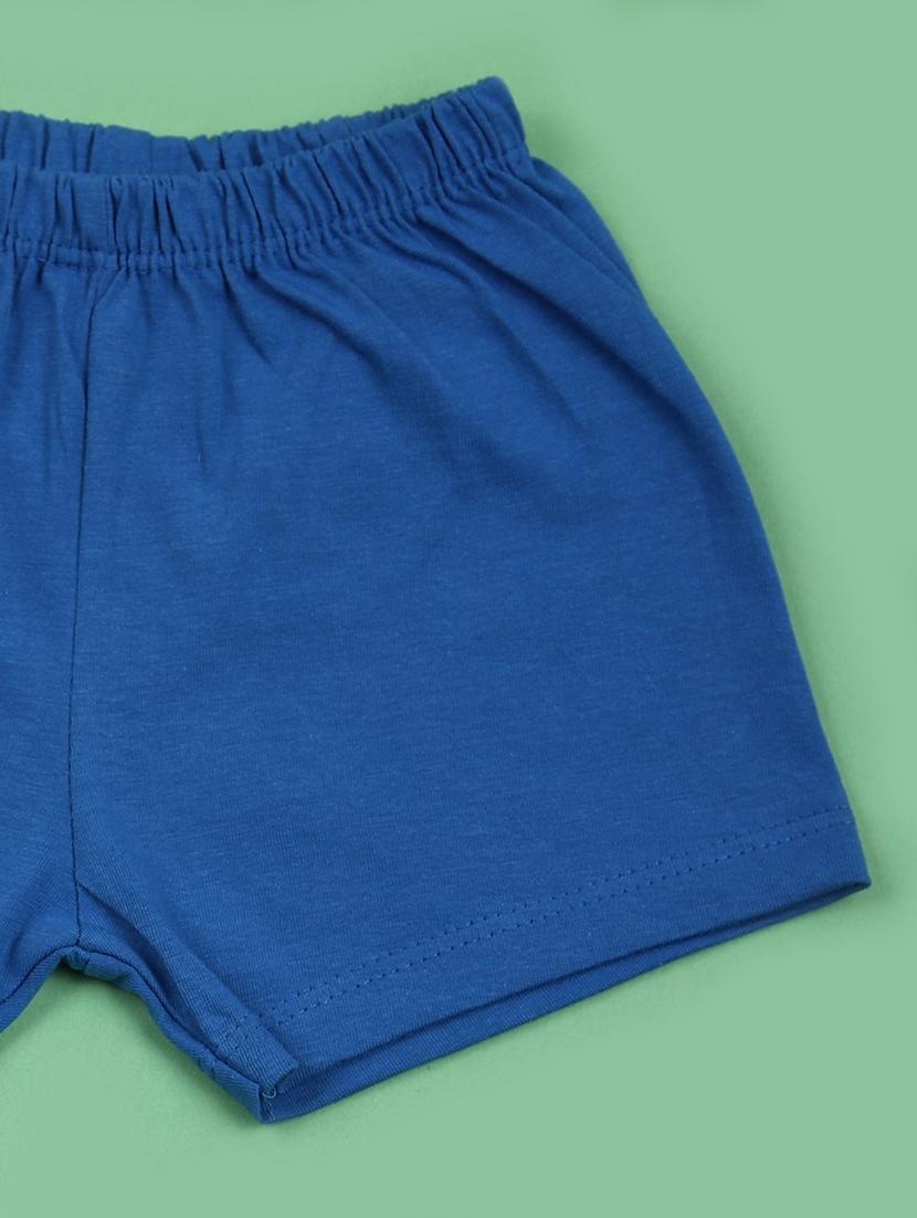 kids pack of 2 printed t-shirt & shorts set - 21611552 - Standard Image - 4