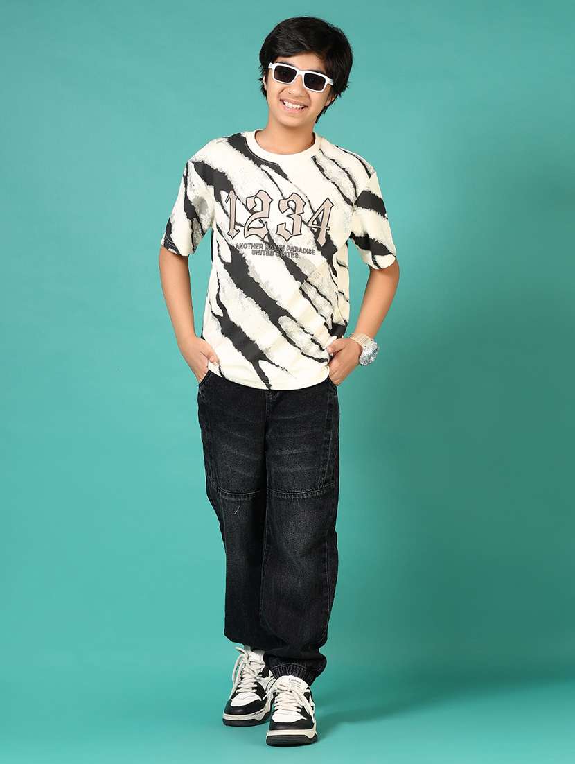 boys solid mid rise relaxed fit jean - 21611771 -  Standard Image - 4