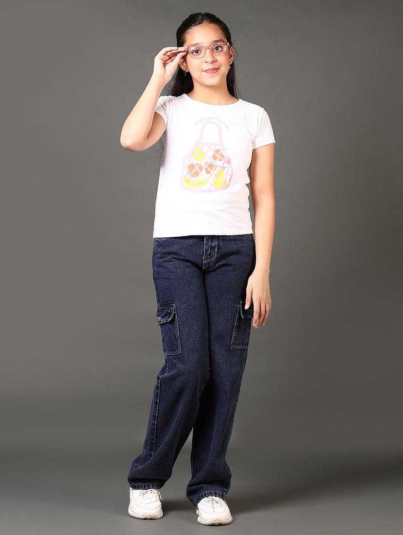 girls printed short sleeves tee - 21611790 - Standard Image - 4