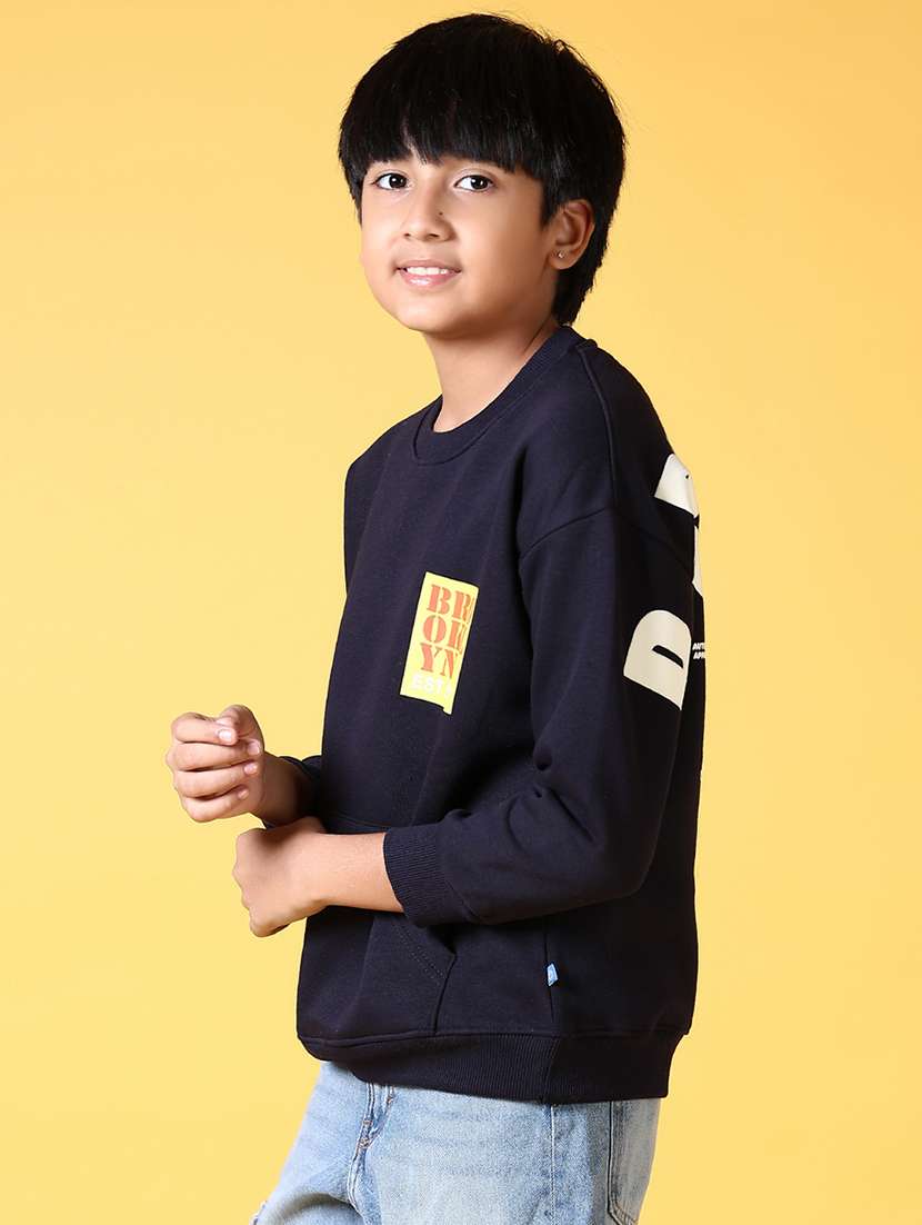 Boys Back Print Long Sleeve Sweatshirt - 21611797 -  Standard Image - 1