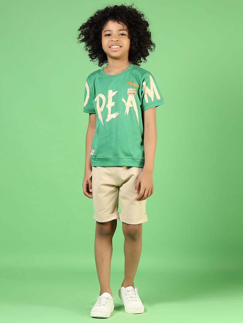 boys printed short sleeves co-ord set - 21611908 - Standard Image - 1