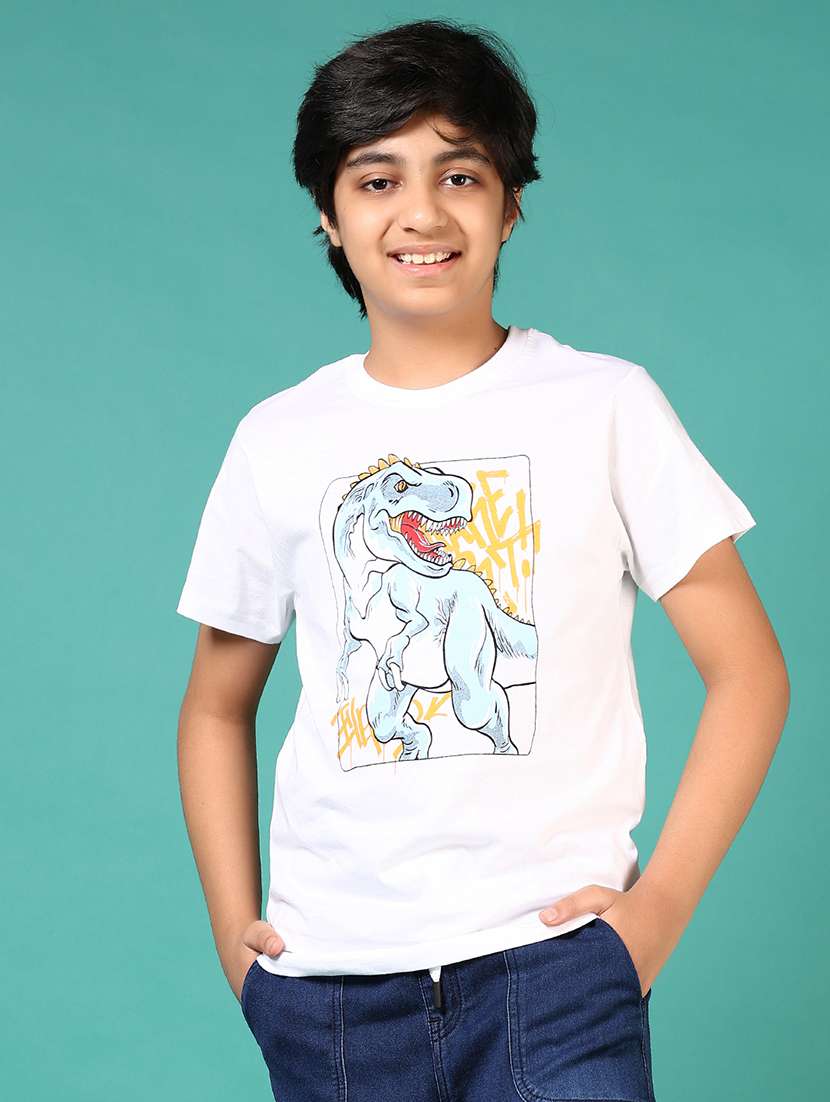 boys printed short sleeve t-shirt - 21611979 -  Standard Image - 1