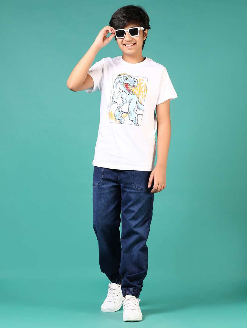 boys printed short sleeve t-shirt - 21611979 -  Standard Image - 4