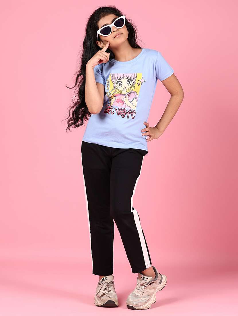 girls printed short sleeves tee - 21612119 -  Standard Image - 4